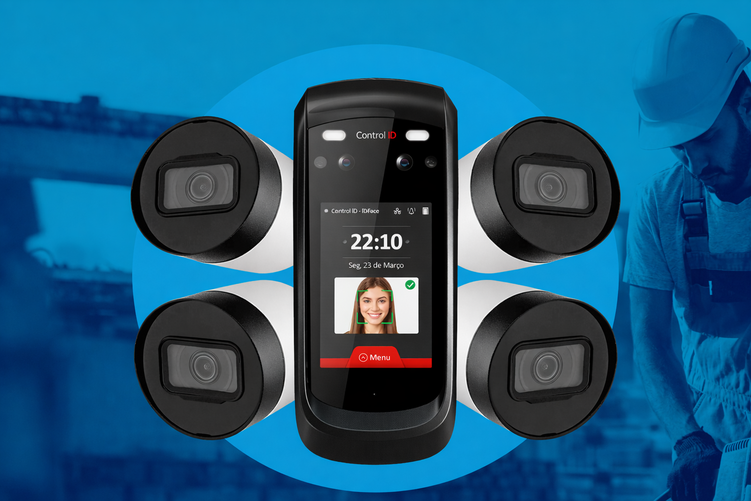 Fechou com a Previx? Ganha um kit com câmeras e controle de acesso!